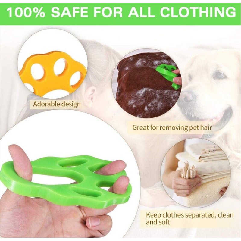 TIKA 2-Pack Laundry Pet Hair Remover - Washing Machine Fur