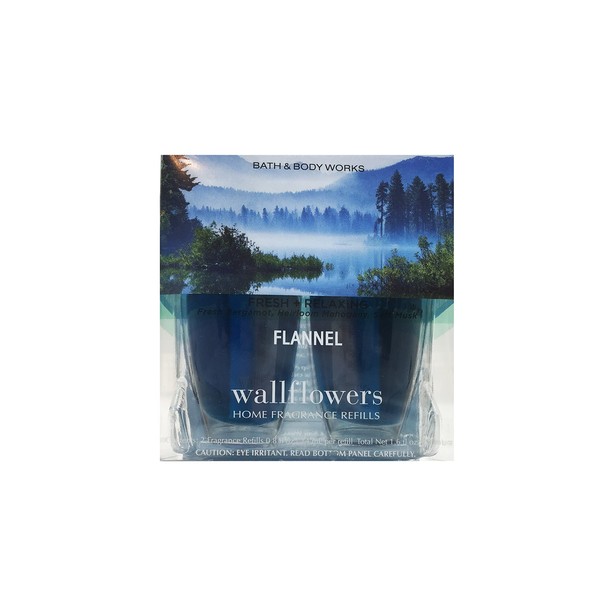 Bath and Body Works New Look! Flannel Wallflowers 2-Pack Refills