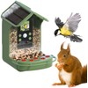 EASYPIX BirdyCam Solar Power Bird Feeder with Camera, Automatic HD