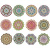 Ideen mit Herz 12 Diamond Painting Coasters with Metal Stand