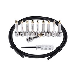 IVU Creator Solderless Patch Cable kit Solder Free Pedalboard Cable kit Guitar Patch Cable Effects Pedal Patch Cable