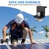 Duoleimi Module Clamps Solar Mounting Solar Panel End Clamps 30