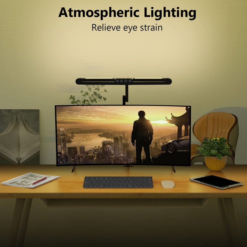 Micomlan Led Desk Lamp with Clamp, Architect Desk Lamp for