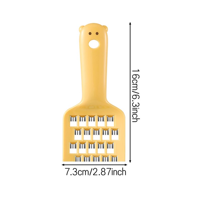 Stainless Steel Coarse Grater 2-Piece- Vegetable Slicer and Shredder |