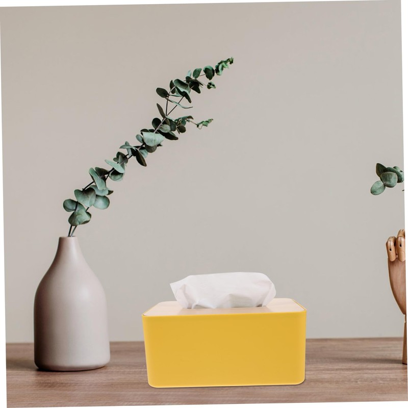 Alipis Pp Wood Desktop Tissue Box Napkin Storage Modern Design