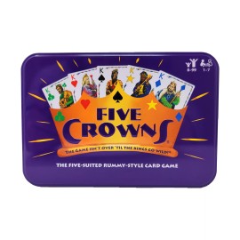PlayMonster New - PlayMonster Five Crowns - The Five-Suited Rummy-Style Card Game - Ages 8+