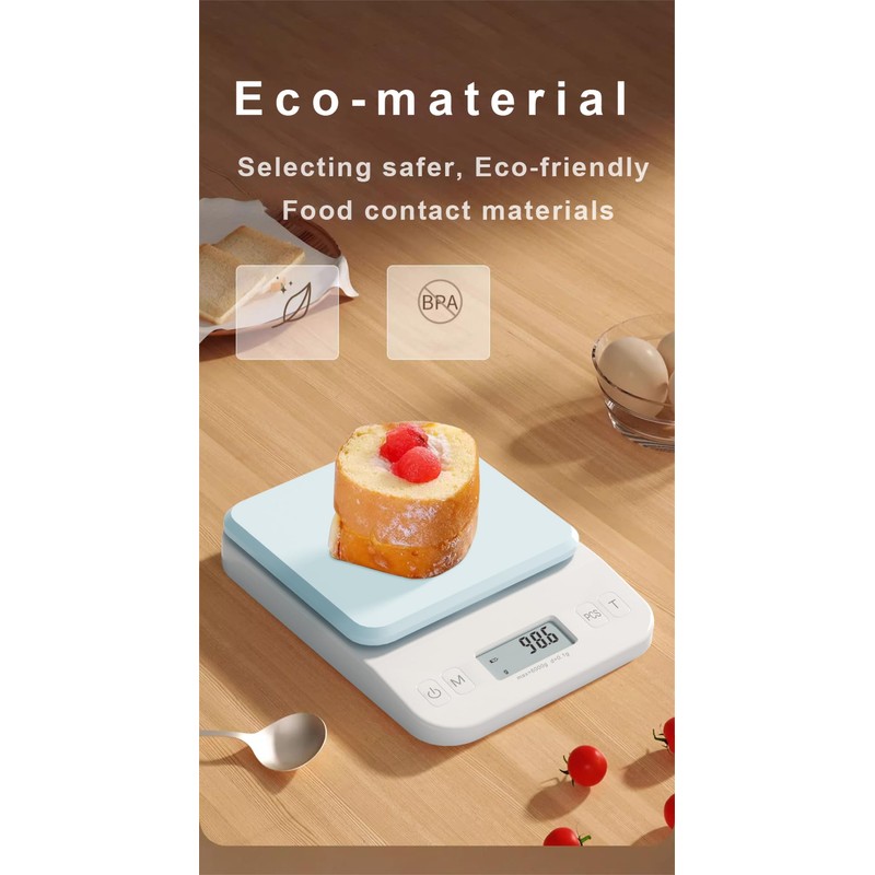 YRY White Elf Pro Digital Kitchen Scale 6kg/0.1g - Ultra