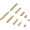 270Pcs M2 Standoff Spacer Set, Hex Female Brass PCB Spacer
