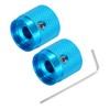 MECCANIXITY 2PCS Guitar Knobs Metal, Volume Tone Control Dome Knobs