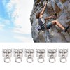 10PCS M15 Pulley Block Stainless Steel Heavy Duty Traction Wheel