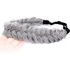 BOBIYA Messy Wide 2 Strands Synthetic Hair Auburn Braided Headband