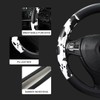 Cow Print Steering Wheel Cover, Universal 15 Inch Cute Steering