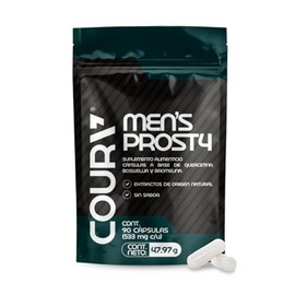 COURA - Mens Prost4 - Con Quercetina, Cúrcuma, Boswellia y Bromelina - 90 Cápsulas - Fórmula Con Extractos Naturales - Suplemento Para Hombre - Bienestar y Rutina Activa
