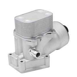ZUDKSUY 03L115389H Upgraded Aluminum Oil Filter Housing Assembly Oil Cooler Compatible with Passat Volkswagen Amarok 2.0L 2012-2014 A3 Q3 2.0L 2012-2014, Replaces 03L115389B 03L115389C 03L115389G