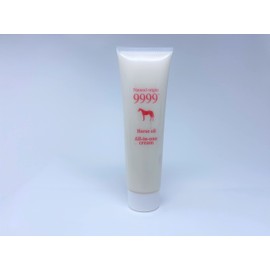 Natural origin 9999 Natural Pure Horse Oil 9999 All-in-One Cream Red, 5.6 oz (160 g) (Red)