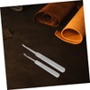 LALAFINA 4pcs Leather Edge Skiving Beveler Tool Craft DIY Tool