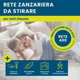 HOBERG Zanzariera da viaggio | XXL per lettini, letti singoli e matrimoniali | Zanzariera da esterno 400 mesh per balconi | Cupola protettiva contro gli insetti da incollare o avvitare - Ø 60 cm