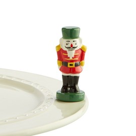 Nora Fleming Nutcracker Mini - The Magic of Christmas - Hand-Painted Ceramic Charm - A175