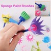 Kids Paint Sponges, Early Learning Paint Brushes Sponge Stamps Foam