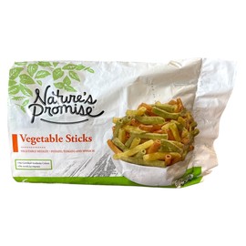 Nature’s Promise Tri-Color Vegetable Sticks Vegetable Medley (Potato, Tomato, and Spinach), 6 oz (6 Individual 1 oz Bags)