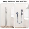 sourcing map Spring Flexible Shower Hose, 3Meter/118inch Flexible Telescopic Shower