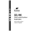 Kokie Gel Ink Dual Ended Eyeliner (Matte Black)