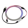 Sparkleiot WS2812B RGB LED Ring 45 LEDs Programmable + Controller