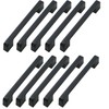 10 Pack Matte Black Cabinet Pulls 5 Inch(128MM) Hole Centers