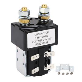24V Contactor Relay Metal Alloy 100A High Performance Replacement for E‑Z‑GO Forklift Golf Cart