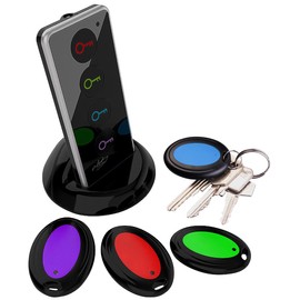 infactory Wireless Key and Item Finder RF Transmitter 4 Receivers 80dB