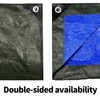 TARPAL 4x4 Feet Small Tarp Waterproof 6mil (2 Pack) Green