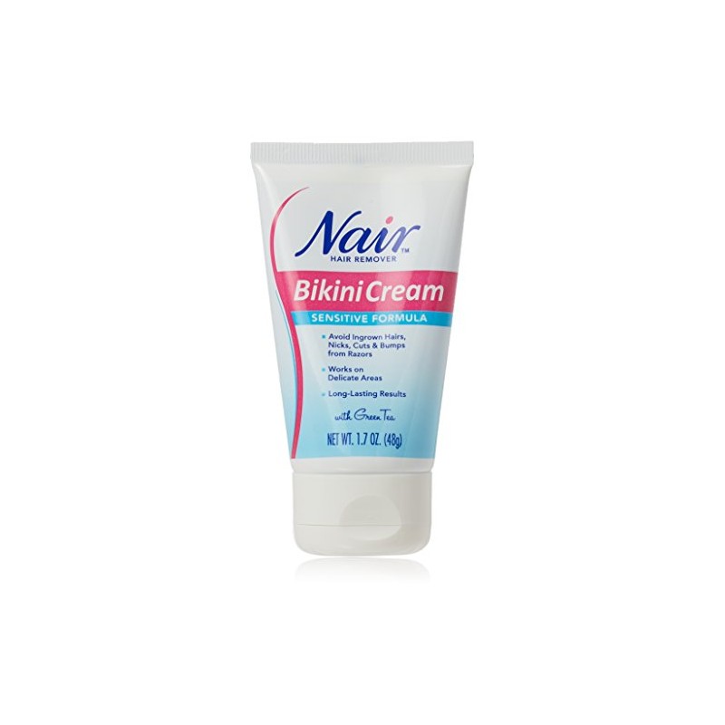 Nair Hair Remover Bikini Cream Sensitive 1.7 Ounce (50ml) (2