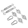 Sun Shade Sail Hardware Kit Sturdy Structure Stainless Steel Sunshades