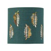 Set of 2 Dark Green Table Lamp Shades, Lampshades for