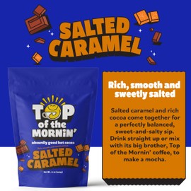 Top of the Mornin' Salted Caramel Hot Cocoa by Jacksepticeye, Rich, Smooth, and Sweetly Salty (12 Ounce)
