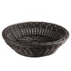 Basket, round Ø 29 cm, H: 7 cm Polypropylene, black