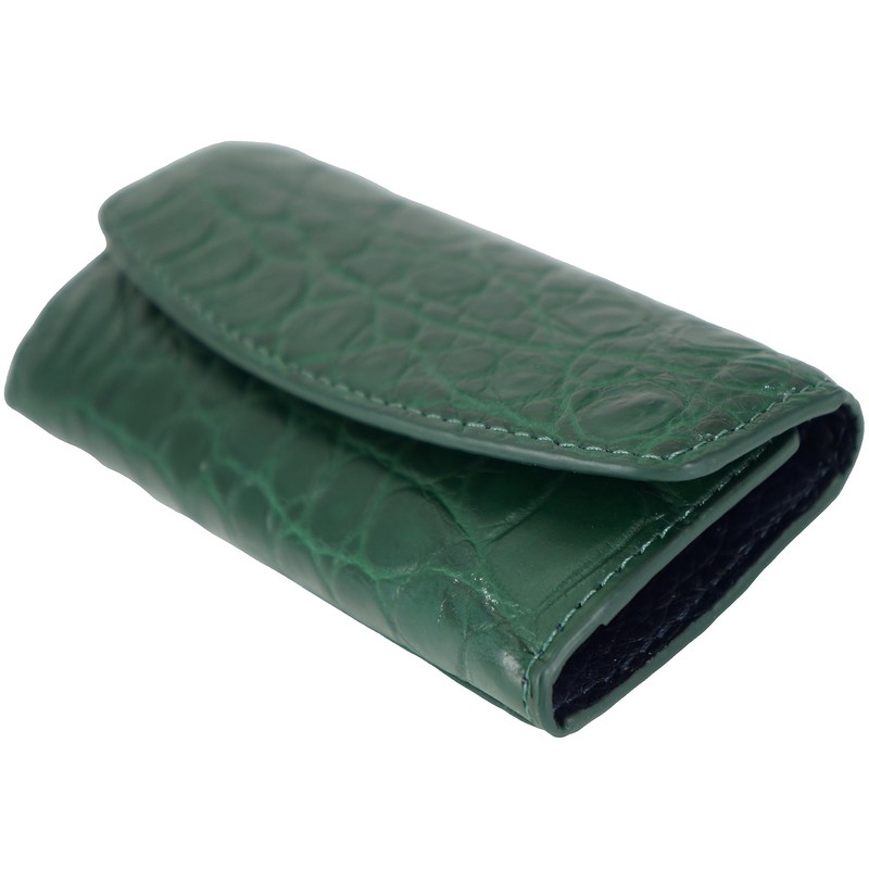 FashionBerry Crocodile Genuine Leather Key Case with Rare Hornback 4