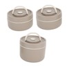 Adult Lunch Box, Portable Insulated Lunch Containers Set, Stackable Stainless