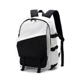 MICHTUNE 22L Backpack Casual Daypack Backpacks for Men and Women Water Resistant Travel Backpack (White)