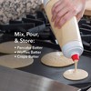 Pancake Batter Dispenser, Pancake Mix Dispenser with BlenderBall for Pancakes,