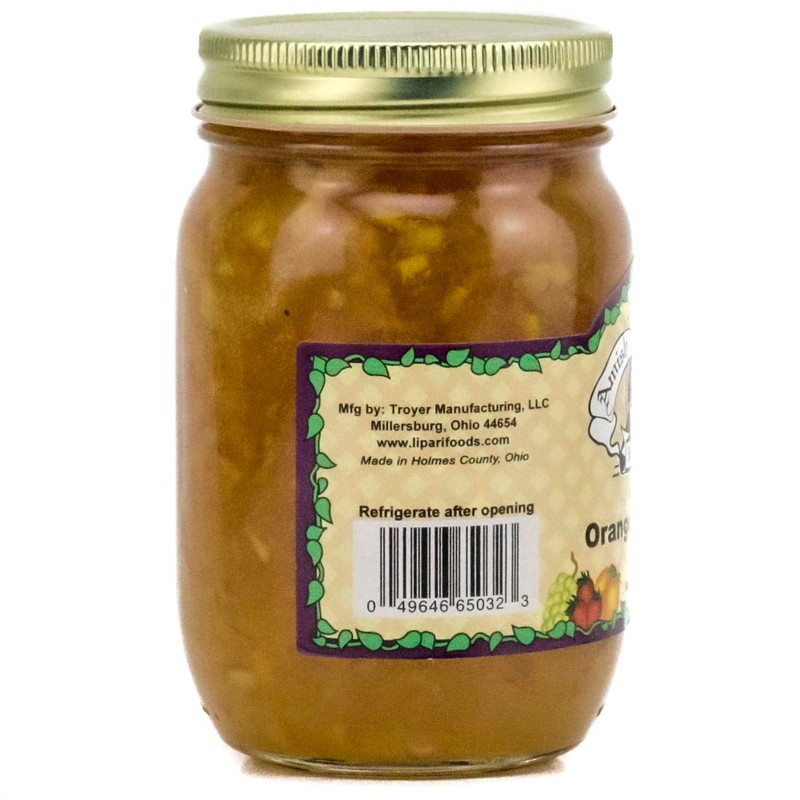 Amish Wedding Orange Marmalade 18oz (Pack of 2)