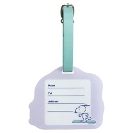 Tees Factory SN-5546719YT Snoopy Acrylic Luggage Tag YOGA TIME H3.2 x W3.8 x D 0.1 inches (82 x 98 x 3 mm)