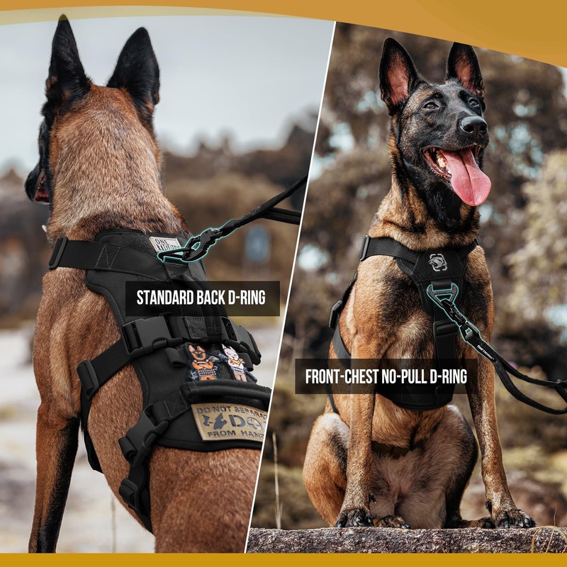 OneTigris Escape Proof Dog Harness, No Pull Dog Harness with