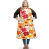SANFERGE Ladies Plus Size Canvas Apron with 2 Pockets 39