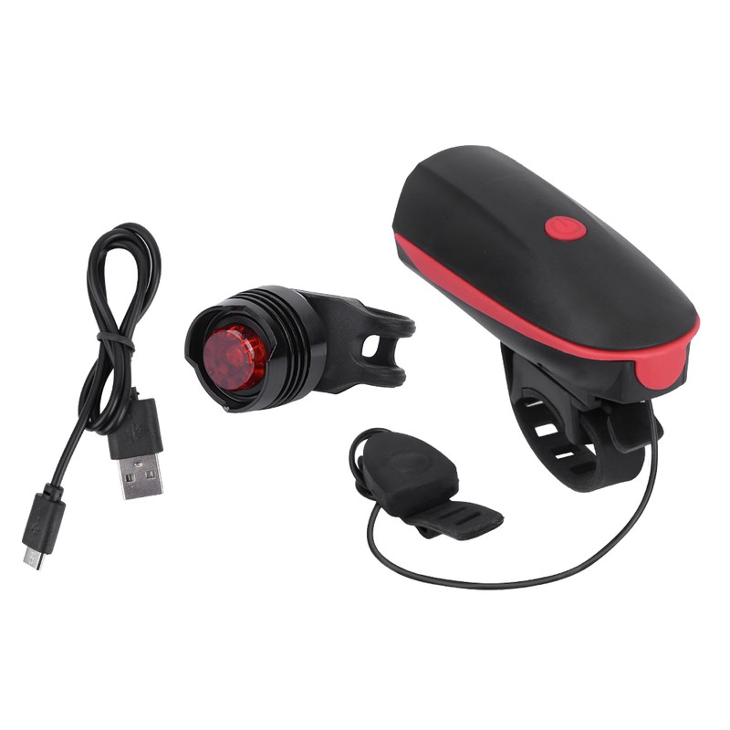 Waterproof High Bright Bike Bicycle Light USB Rechargeable Headlight Taillight