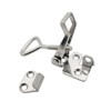 2 Pack OWACH Stainless Steel Adjustable Draw Latch Adjustable-Grip Padlockable