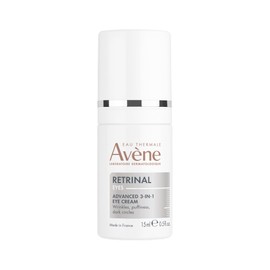 Avene Retrinal Contorno de Ojos Intensivo 3 en 1, Reduce Apariencia de Arrugas, Bolsas y Ojeras, con Retinaldehído, Agua Termal y Acido Hialuronico,  