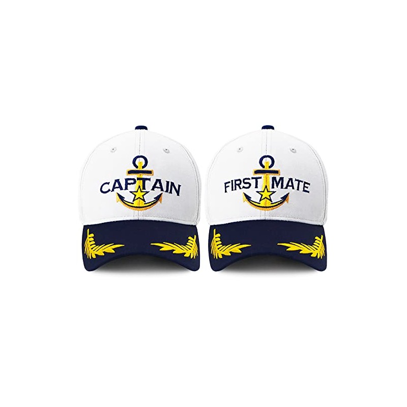 Captain Hat & First Mate | Matching Skipper Boating Baseball