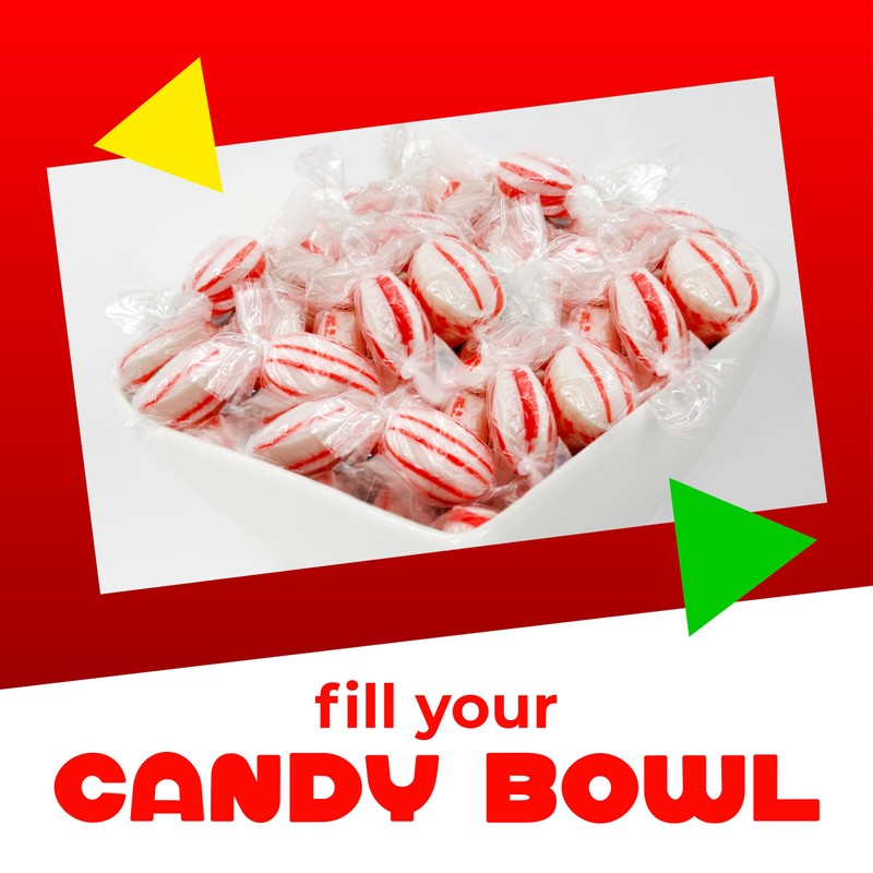 Peppermint Drops Hard Candy | 1 Pound Bag - Approx.