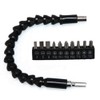 Flexible Drill Bit Extension Shaft, Tiberham 300mm Snake Drill Bit
